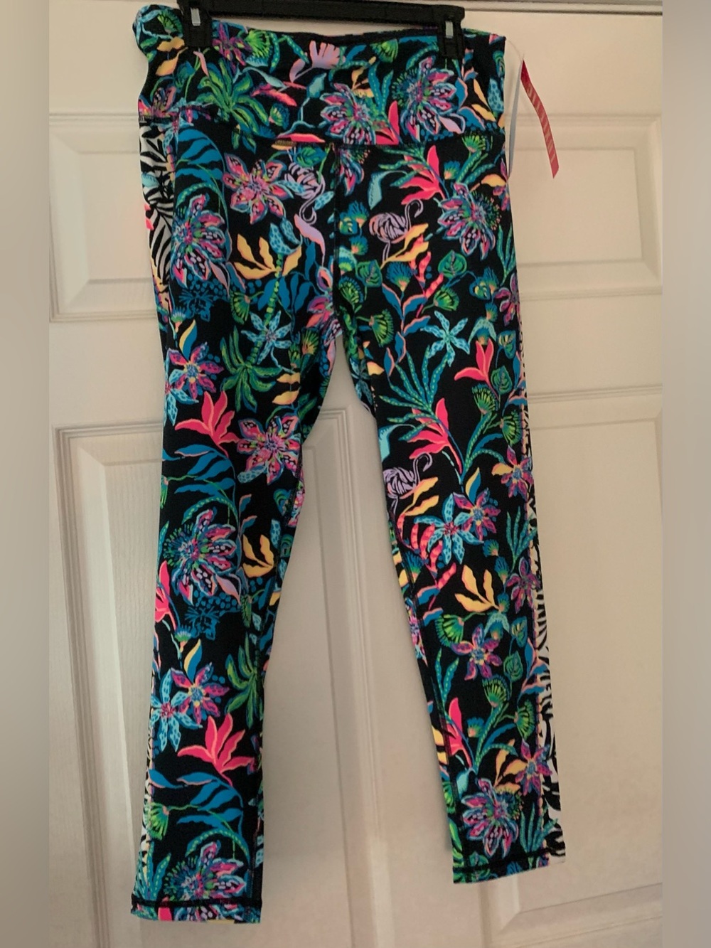 NWT Lilly Pulitzer Weekender High Rise Leggings XL in Paradise Glow Engineer